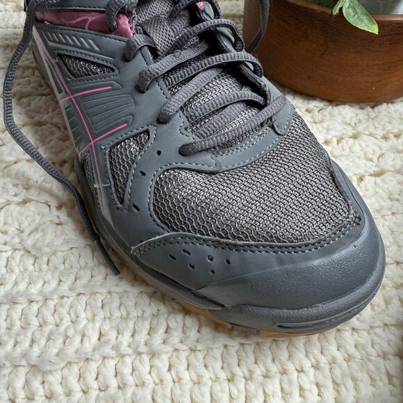 ASICS Women's SIZE 11 Gel 1150V B457Y Gray Pink Athletic Volleyball Shoe Sneaker - Picture 5 of 16